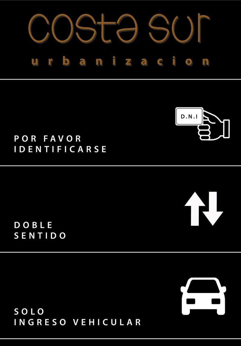 Malecon Costa Sur Señalización 1